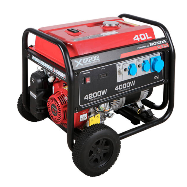 Generador X 50 Honda Monofásico XGREENS™ de 4,2 KVA con Motor de 4 Tiempos