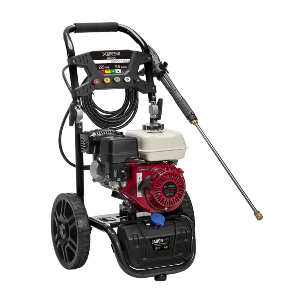 Hidrolimpiadora EPX 160 Honda XGREENS™ con Motor GX200 y Fresa de Limpieza